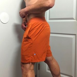 Men's Lululemon Orange Sport Shorts L